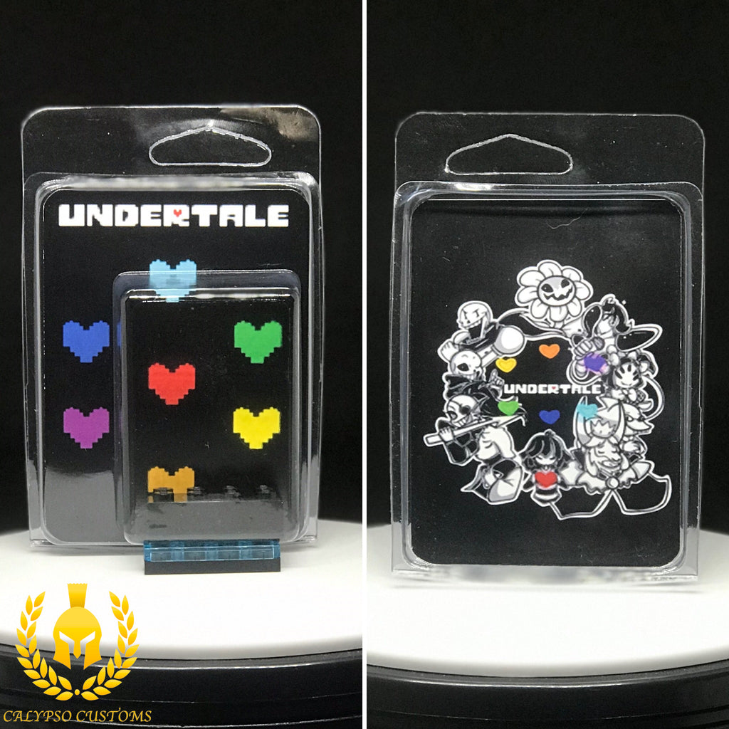 Calypso Customs Minifigure Display Case & Undertale Insert Card Calypso Customs Minifigure Display Case & Undertale Insert Card