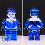 Chromed Blue Superman Custom Printed PCC Series Minifigure