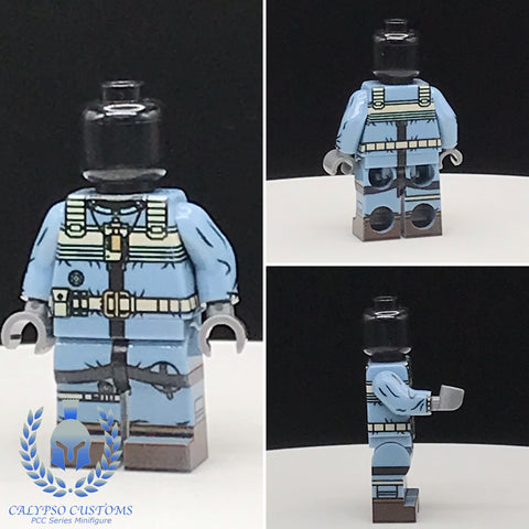 Rebel Blue Pilot Suit PCC Series Minifigure Body