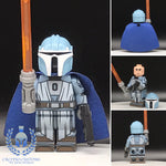 Mandalorian Jedi Knight Custom Printed PCC Series Minifigure