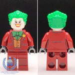 Classic Joker Dark Red Custom Printed PCC Series Minifigure