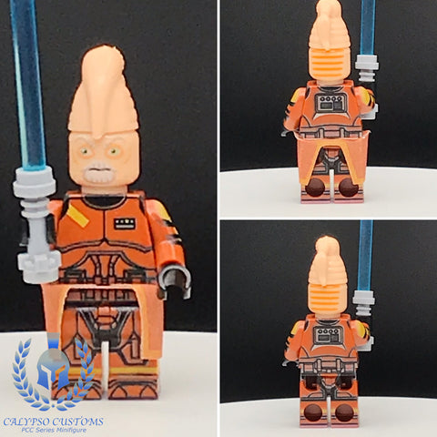 Geonosis Armored Ki-Adi Mundi Custom Printed PCC Series Minifigure