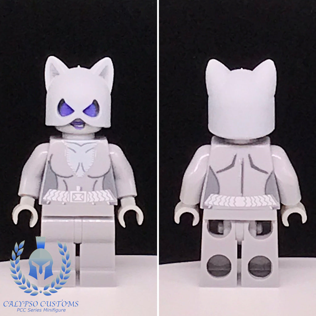 Calypso Customs Noir Catwoman Custom Printed PCC Series Minifigure