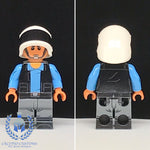Rebel Fleet Trooper Blue V3 Custom Printed PCC Series Minifigure