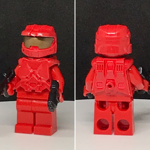 Red Mark VI PCC Spartan Minifigure
