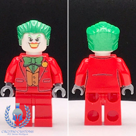 Classic Joker Red Custom Printed PCC Series Minifigure