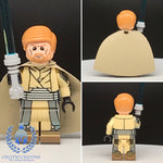 Jedi Paladin Kenobi Custom Printed PCC Series Minifigure