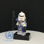 5th Fleet Clone Commander Custom Printed PCC Series Minifigure