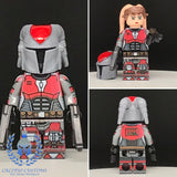 Scarlet Twi'lek Mandalorian Custom Printed PCC Series Minifigure