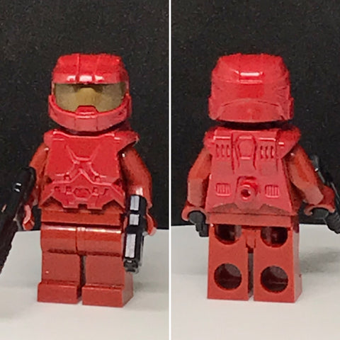 Dark Red Mark VI PCC Spartan Minifigure