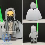 Keldor Grey Jedi Custom Printed PCC Series Minifigure