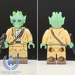 Rodian Rebel Trooper Custom Printed PCC Series Minifigure