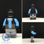 Blue Rebel Fleet Suit PCC Series Minifigure Body