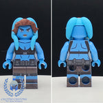 Lara Croft Twi'lek V5 Custom Printed PCC Series Minifigure