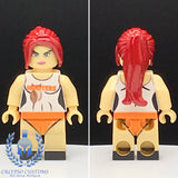 Hooters Waitress V3 Custom Printed PCC Series Minifigure