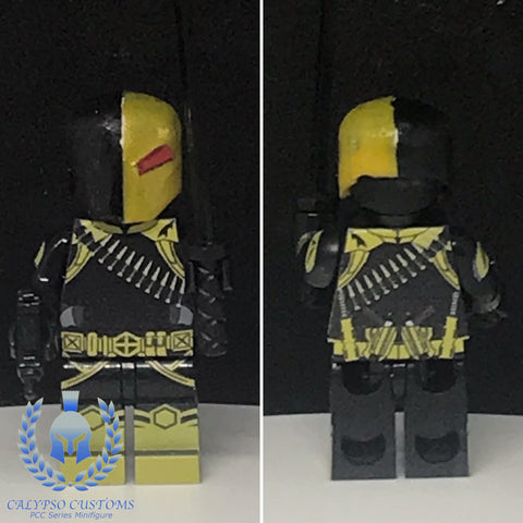 Arkham Deathstroke DX Custom Printed PCC Series Minifigure