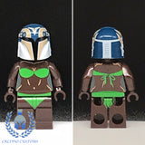 Swimsuit Mandalorian V1 Custom Printed PCC Series Minifigure