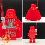 Red Darth Vader Custom Printed Limited PCC Series Minifigure