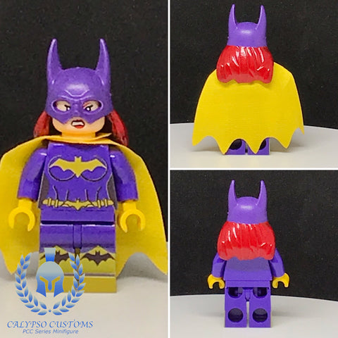 Batgirl Purple Custom Printed PCC Series Minifigure