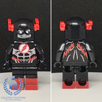 Black Suit Flash Custom Printed PCC Series Minifigure