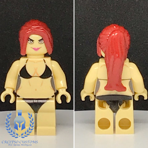 Black Swimsuit Model V3 Custom Printed PCC Series Minifigure