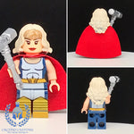 Thor Girl Custom Printed PCC Series Minifigure