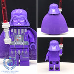 Purple Vader Custom Printed PCC Series Minifigure