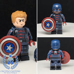 Captain America John Walker Custom Printed PCC Series Minifigure