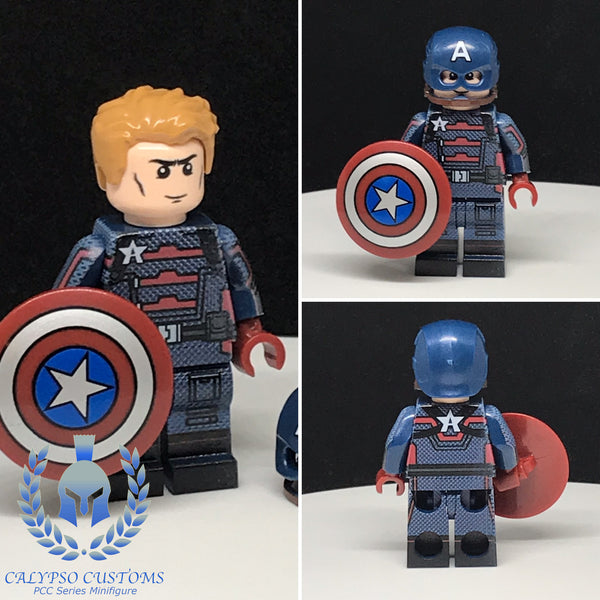 Lego captain america custom hot sale minifigure