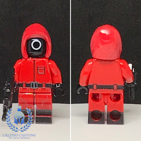 Circle Squid Games Guard Custom Printed PCC Series Minifigure