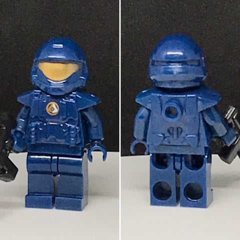 ONI Dark Blue ODST PCC Spartan Minifigure