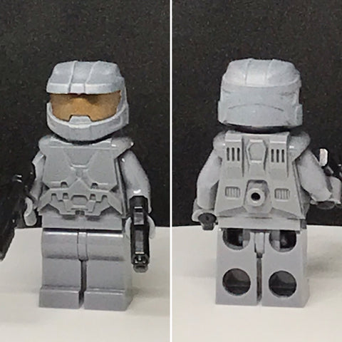 Dark Grey Mark VI PCC Spartan Minifigure