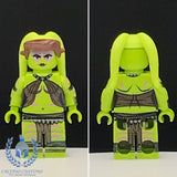 Lime Green Twi'lek Dancer Custom Printed PCC Series Minifigure