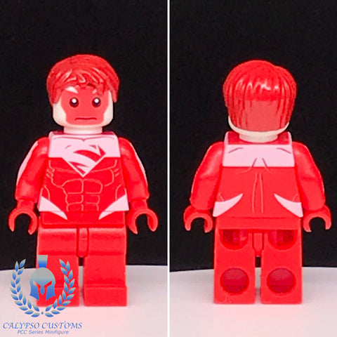 Red Superman Custom Printed PCC Series Minifigure