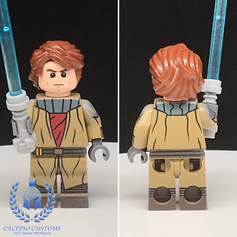 Clone Wars Anakin Skywalker V2 Custom Printed PCC Series Minifigure