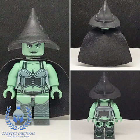 Fem Halloween Witch Custom Printed PCC Series Minifigure