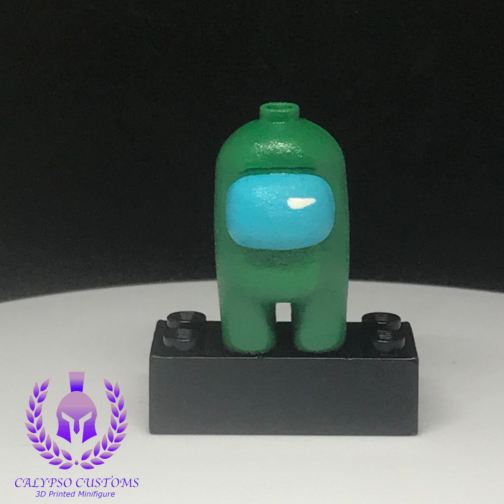 Calypso Customs Green Crewmate Among Us 3D Printed Minifigure