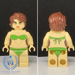 Green Swimsuit Model V3 Custom Printed PCC Series Minifigure