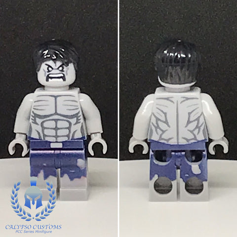 Gray Hulk Custom Printed PCC Series Minifigure