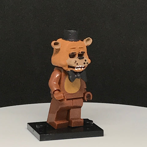FNAF Toy Freddy Custom Printed PCC Series Minifigure