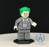 Classic Joker Dark Grey V2 Custom Printed PCC Series Minifigure