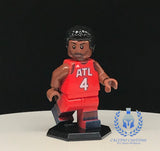 Atlanta Hawks Paul Millisap #4 Custom Printed PCC Series Minifigure