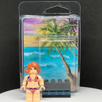 UK Swimsuit Model Custom Printed PCC Series Minifigure