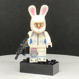Bunny Brawler Custom Printed PCC Series Minifigure