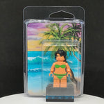 Green Swimsuit Model V8 Custom Printed PCC Series Minifigure