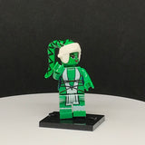 Ryloth Twi'lek V2 Green Custom Printed PCC Series Minifigure