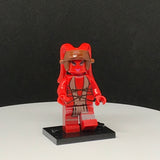 Ryloth Twi'lek Red Custom Printed PCC Series Minifigure