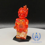 Flame On Human Torch Custom Printed PCC Series Minifigure