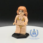 Bronze Swimsuit Model Custom Printed PCC Series Minifigure