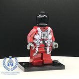 Dark Red Rebel Flight Suit PCC Series Minifigure Body